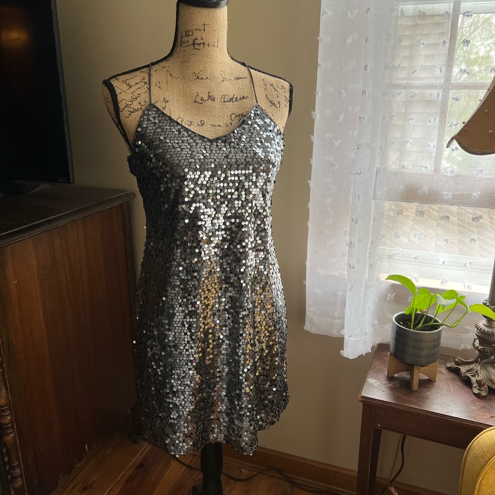 Tiny but mighty cute sequin mini dress